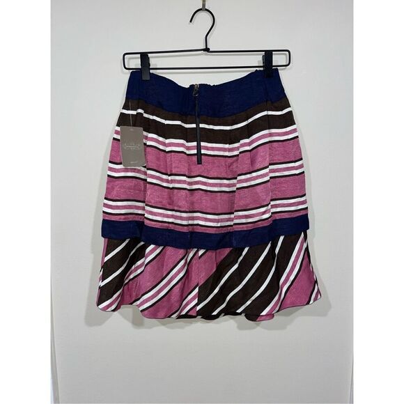 NWT by Anthropologie Ellery Stripe Skirt Size 4 - Picture 3 of 4